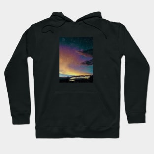 aesthetic sunset sky Hoodie